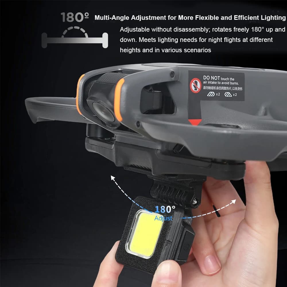 Lumière de navigation pour DJI AVATA 2, lumière de navigation nocturne, LED à 3 modes avec 180 ° B