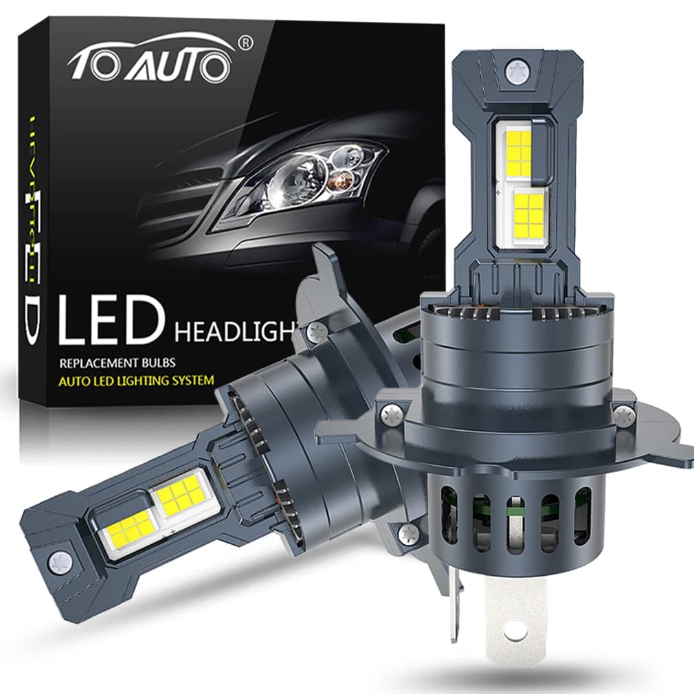 H7 H4 Led Canbus lumières 1:1 Mini taille phare de voiture avec ventilateur 60000LM Super lumineux s