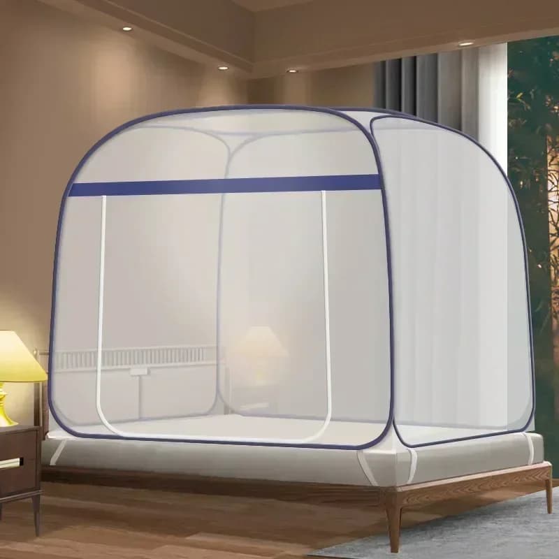Nouvelle moustiquaire d'été intégrée, aucune installation requise, aucun support rapide, décoration
