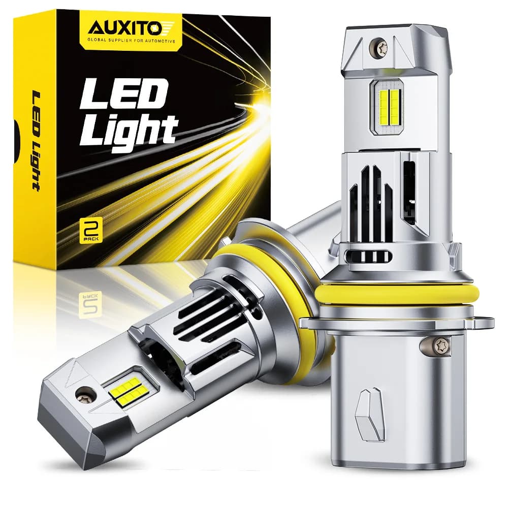AUXITO 2 pièces Canbus 9007 HB5 phare LED 30000LM H13 9008 H4 faisceau Hi/Lo pour VW Jetta Nissan Se