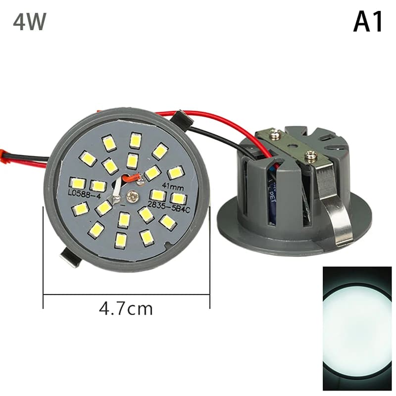 Ampoule LED en cristal, 4/5W, ampoule épis de maïs, tasse lumineuse intégrée pour lustres de plafond