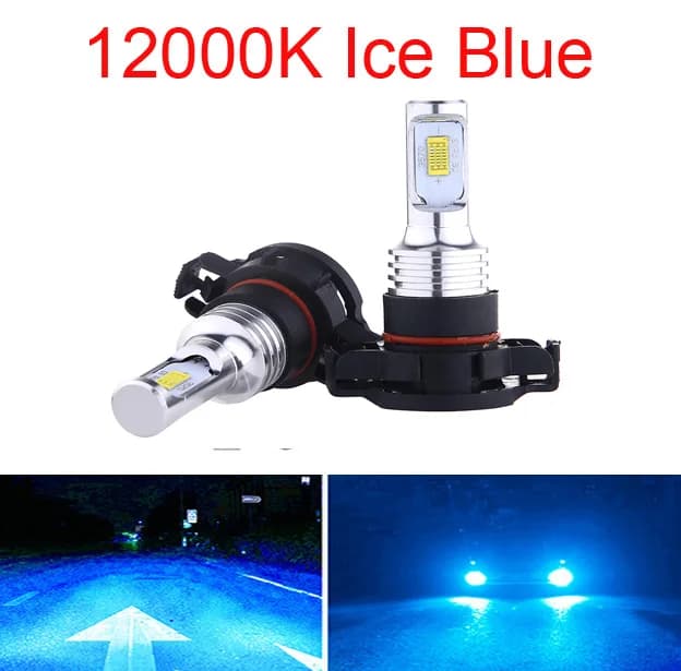 Ampoule de phare Led H16EU PSX24W H16JP, 2 pièces, 6000K, faisceau haut et bas, 3570 CSP 80W HP5, fe