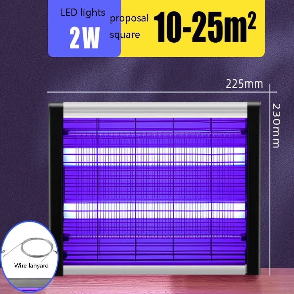 LED lampe anti-moustique 220V électrique tueur d'insectes électrique antiparasitaire UV et lampe à L