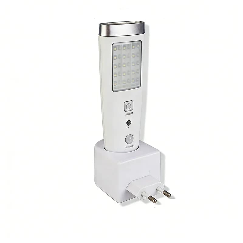 Veilleuse LED avec détecteur de mouvement, 4 fonctions, Rechargeable, pour panne de courant, avec Ba