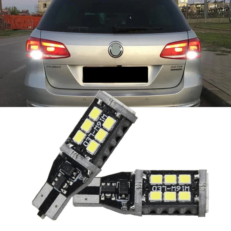 Pour VW VOLKSWAGEN Passat B7 T15 W16W LED 2835 puce 12V style de voiture Canbus sans erreur Led lamp
