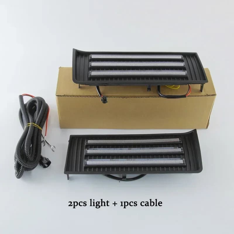 Feu de jour LED pour voiture, pour Toyota Tundra 2022 2023, décoration, clignotant automatique, DRL