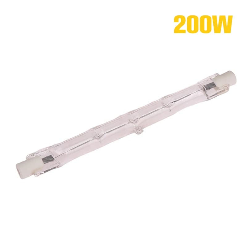 1Pc 100/200/300W lampe halogène 118mm Double extrémité linéaire R7s ampoule halogène AC230V décor do