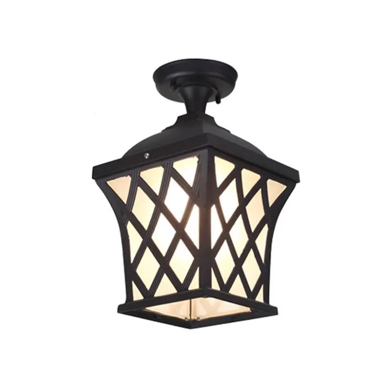 Luminaire de plafond extérieur étanche pour balcon, cour, terrasse, villa, couloir, avant-toit - Solution d'éclairage écoénergétique