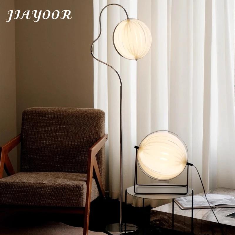 Lampadaire minimaliste nordique moderne Simple décoratif lune lumière lampe d'ambiance pour salon lampe de chevet luminaire à intensité variable
