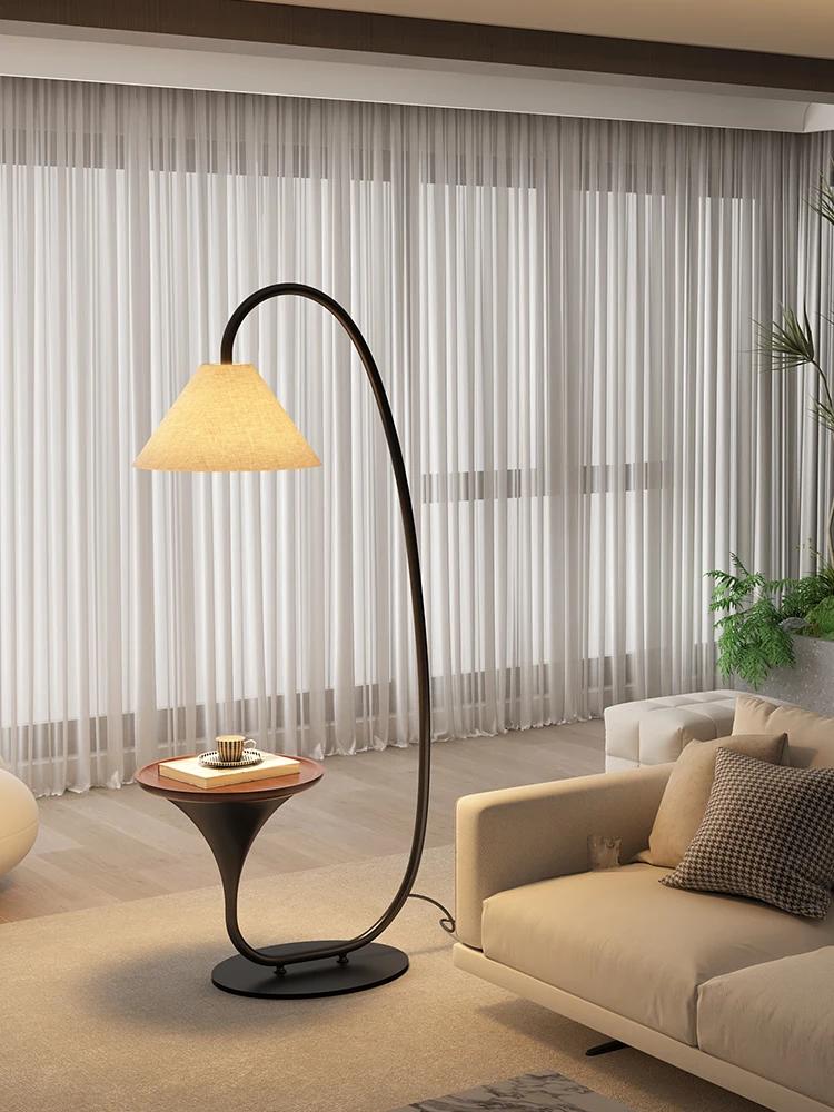 Nordique moderne haut de gamme lampe de pêche lampadaire salon canapé côté lampe sur pied Antique étagère lampe LED lampadaire décoratif